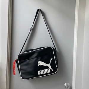 NEW Puma Cross-body Retro Faux Leather Bag